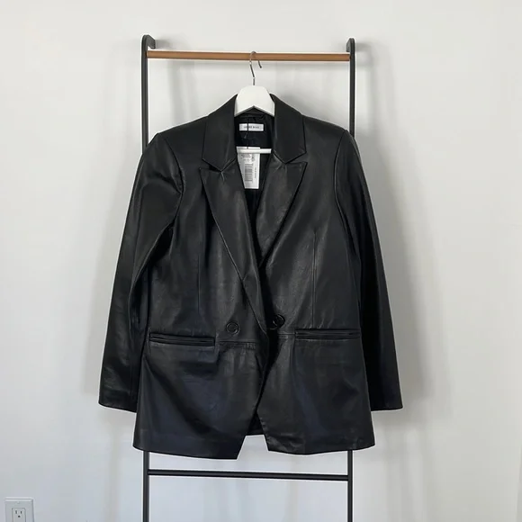 Anine Bing leather blazer - Picture 3 of 10